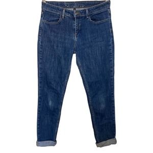 by CORPUS Boyfriend Skinny Fit Denim Blue Rolled Cuffs Mid Rise Jeans size 31